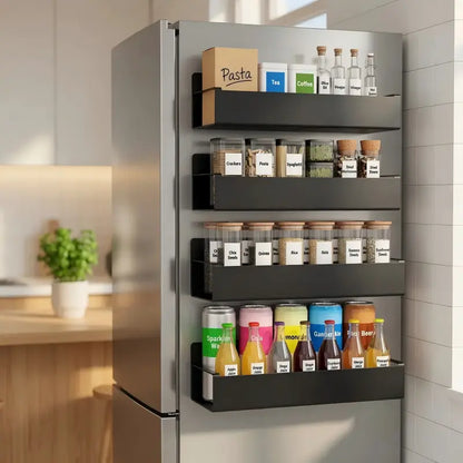 Heavy Duty Magnetic Kitchen Spice Storage Rack Organizer