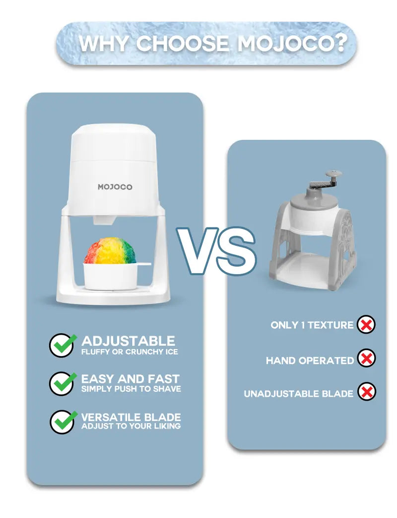 Portable Plastic Ice Shaver Machine