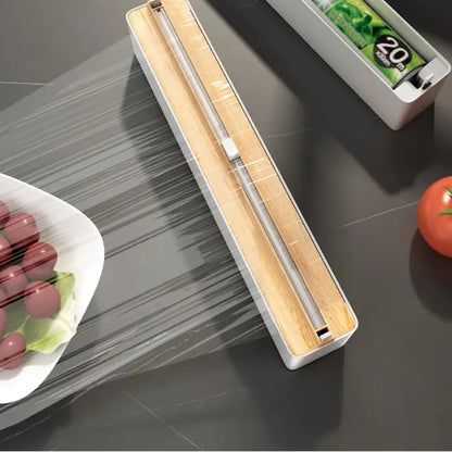 Three-In-One Wall-Mounted Food Wrap Cutter Box