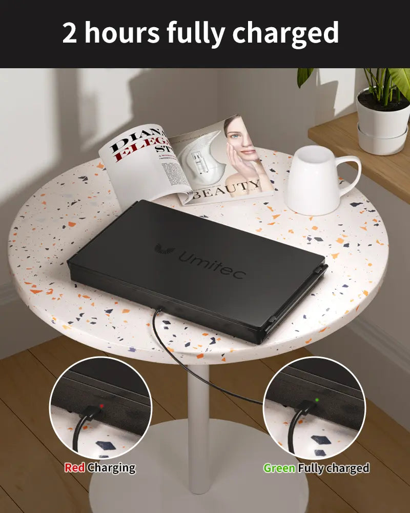 Adjustable LED Lit 3-Way Mirror