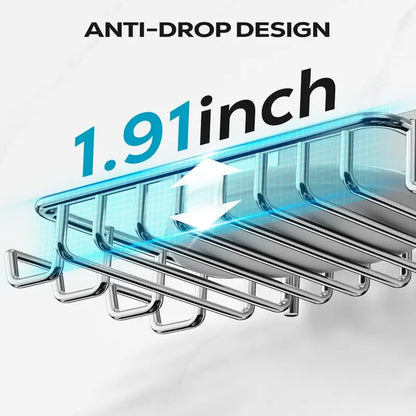Stainless Steel Adhesive Soap Holder
