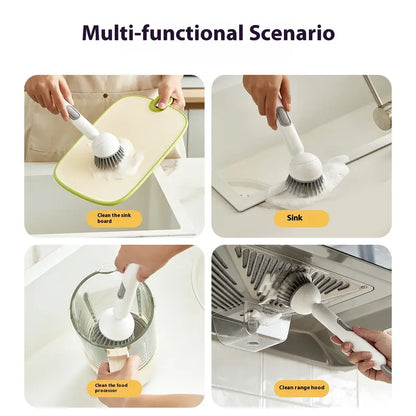 6-in-1 ABS Dish Brush