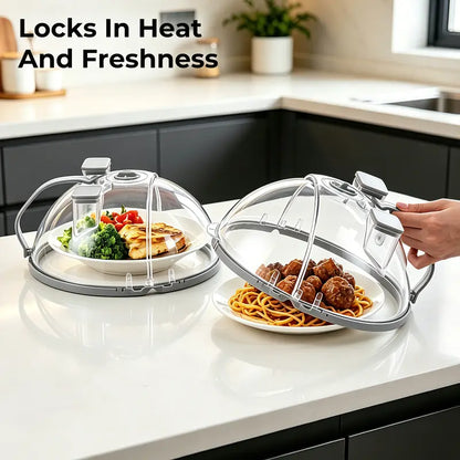 Upgraded Foldable Microwave Splatter Cover