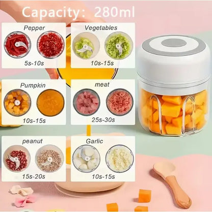Portable Mini Multifunctional Electric Food Chopper