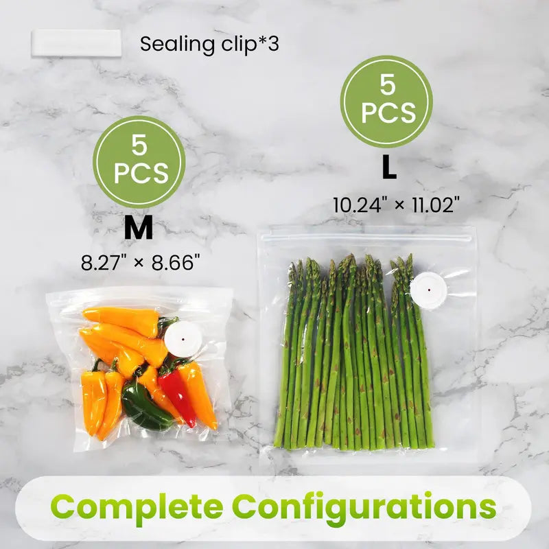 Vacuum Sealer for Food with Visible Water Tank