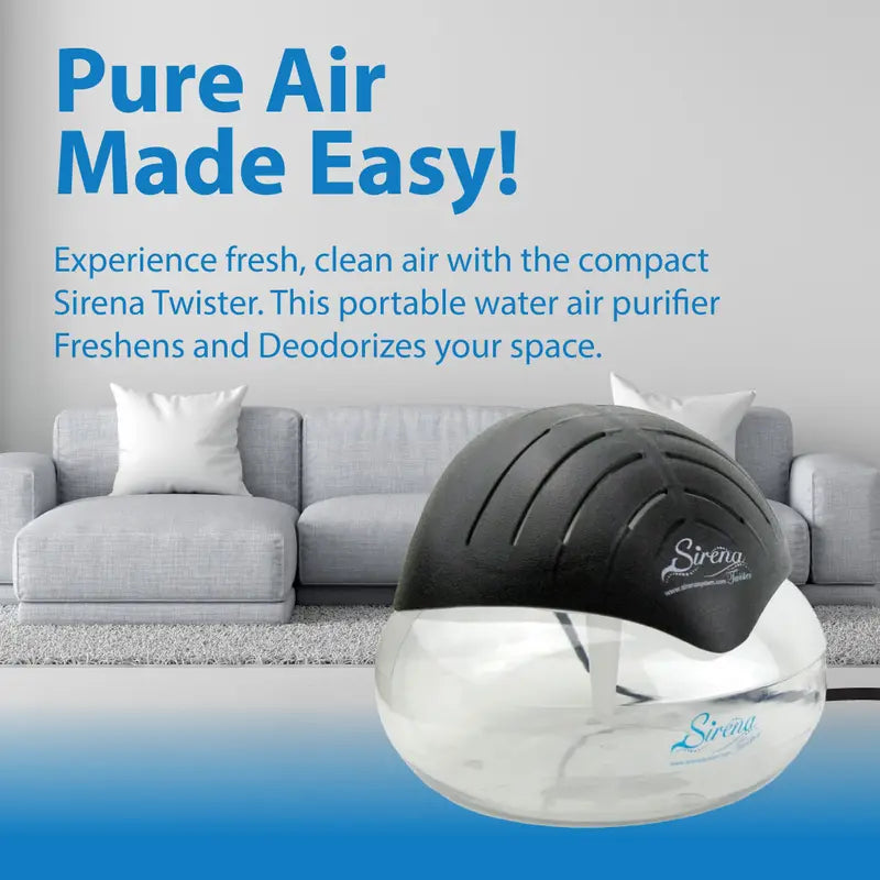 Black Original Air Purifier with Water Filter