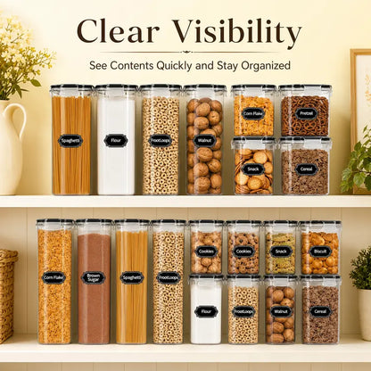 32-Piece Airtight Food Storage Container Set