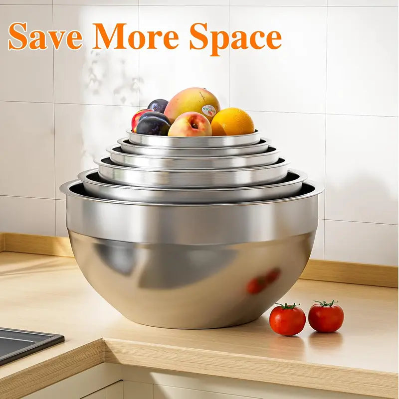 6 Piece Mixing Bowl with Lids Set