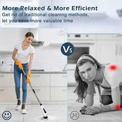 Cordless Electric Spin Scrubber