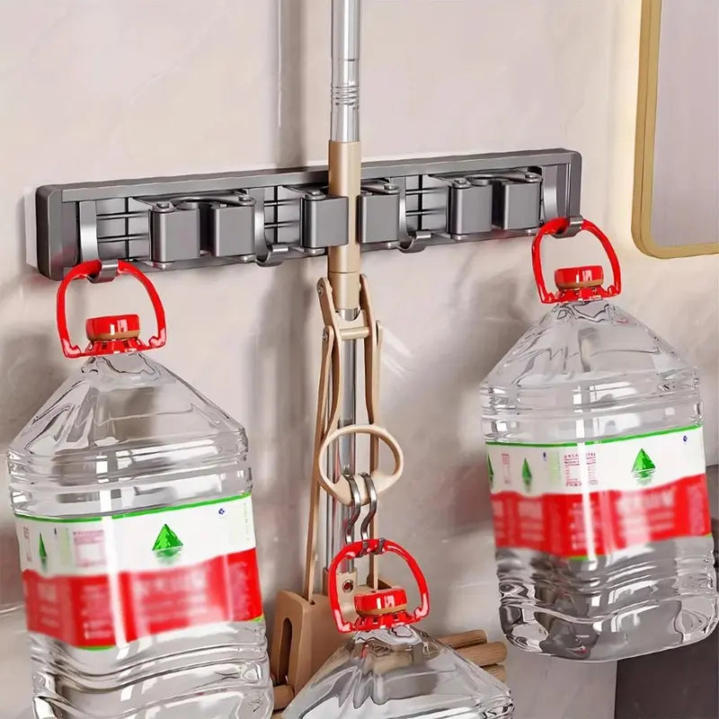 Wall Mounted Broom & Mop Holder