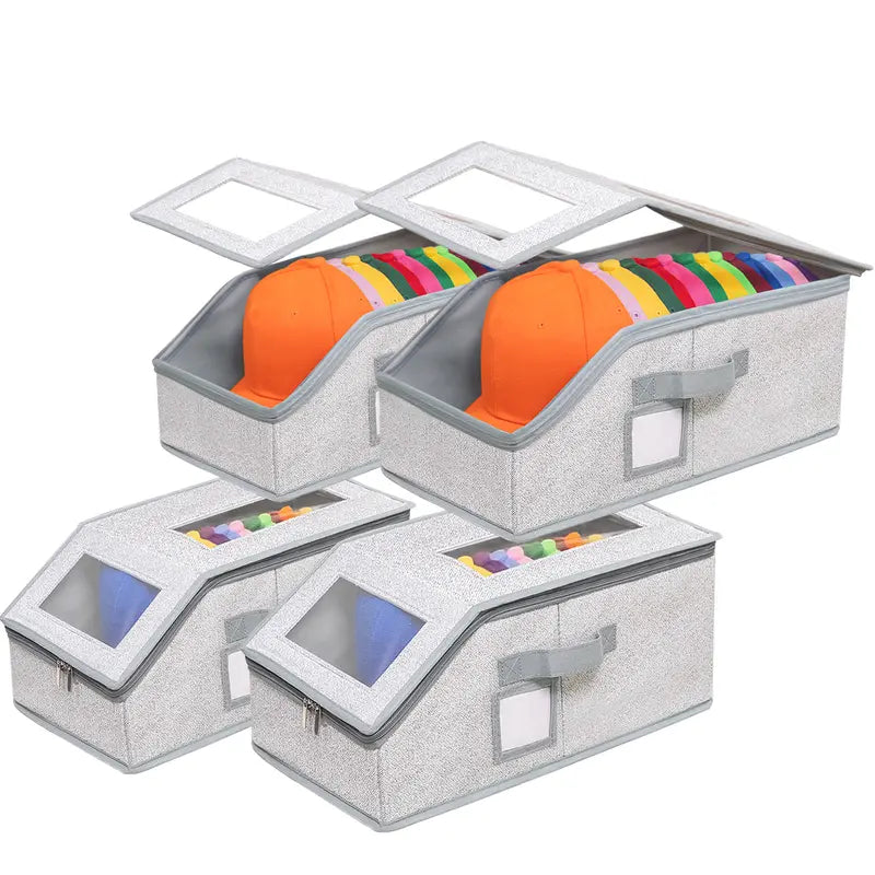 Stackable Trapezoid Cap Storage System
