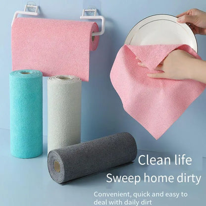Reusable Microfiber Cleaning Cloth Roll