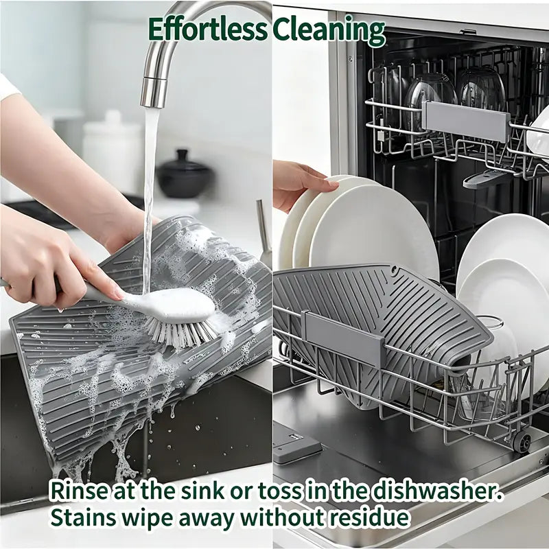 Liquid Silicone Dish Drying Mat