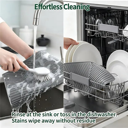 Liquid Silicone Dish Drying Mat