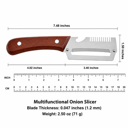 Wood Handle Multifunction Kitchen Peeler