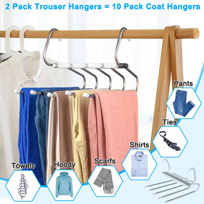2 Pack Pants Hangers