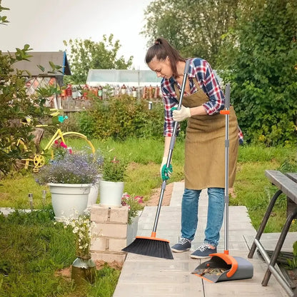 Broom with Dustpan Combo Set