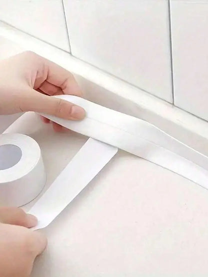 Self-Adhering White Water-Resistant Caulking Tape