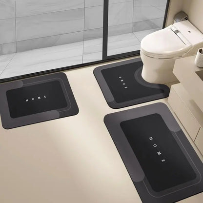 3-Piece Non-Slip Bathroom Mats
