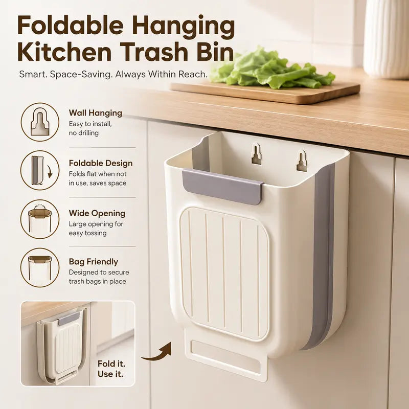 Foldable Kitchen Trash Can