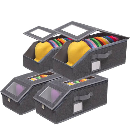 Stackable Trapezoid Cap Storage System