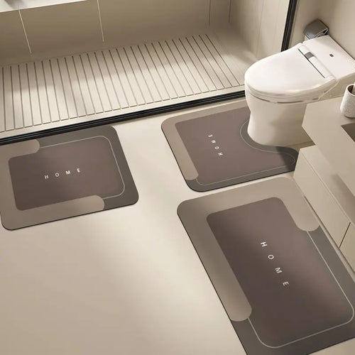 3-Piece Non-Slip Bathroom Mats