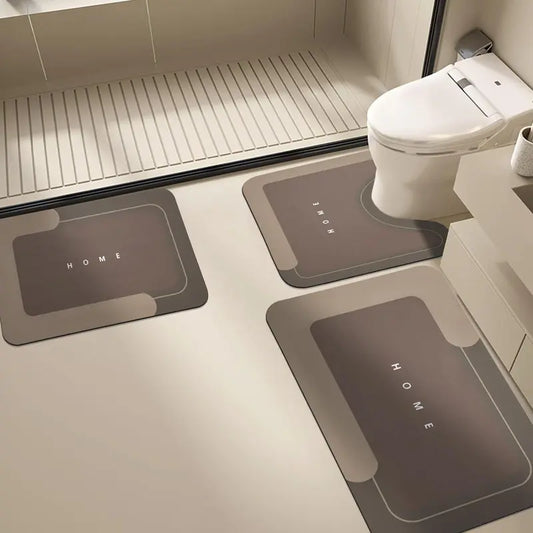 3-Piece Non-Slip Bathroom Mats
