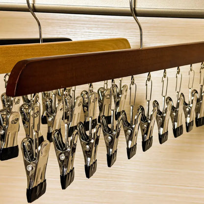 Legging Hanger for Closet Organizer with 10 Clips