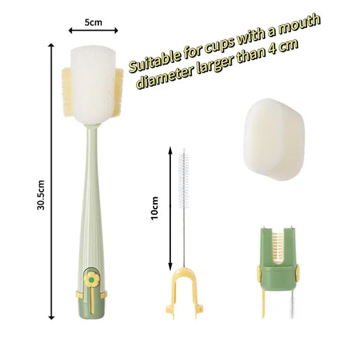 Multifunctional 5-in-1 Bottle Brush