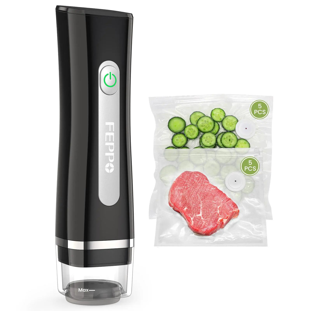 Vacuum Sealer for Food with Visible Water Tank