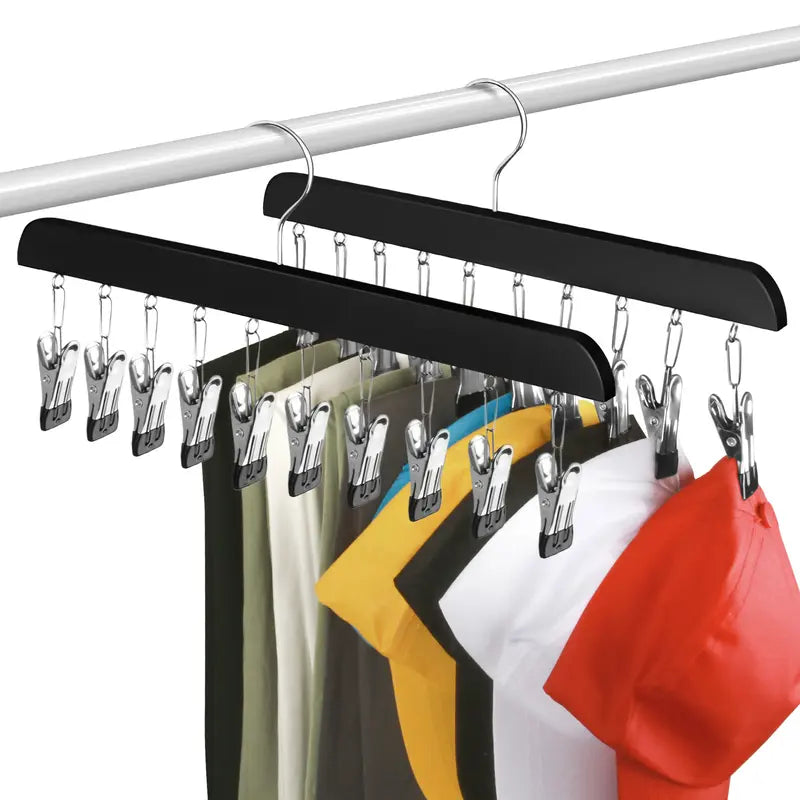 Legging Hanger for Closet Organizer with 10 Clips