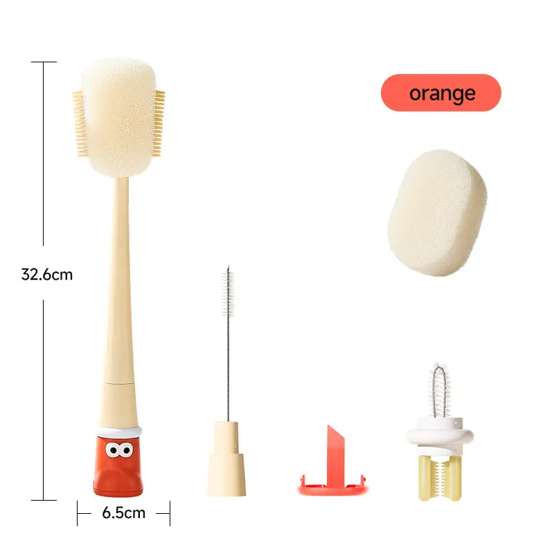 Multifunctional 5-in-1 Bottle Brush