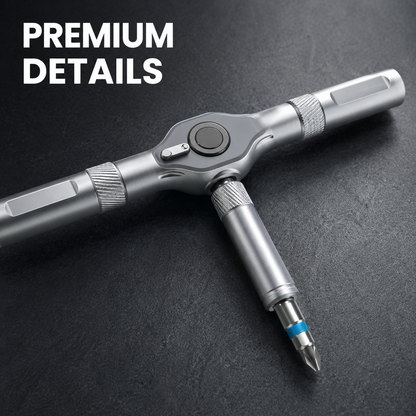 24 in 1 DlY Screwdriver Set Magnetic Compact and Portable Ratchet Screwdriver