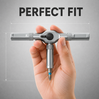 24 in 1 DlY Screwdriver Set Magnetic Compact and Portable Ratchet Screwdriver