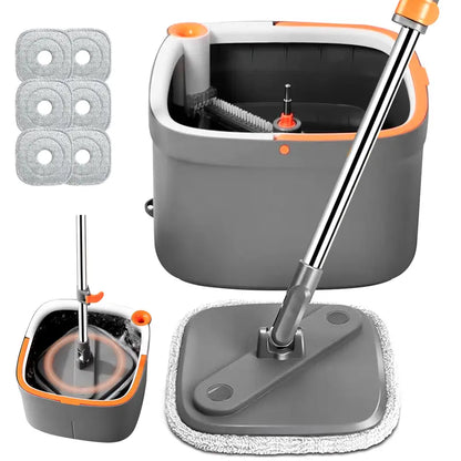Easy Wring Spinning Mop and Bucket Set