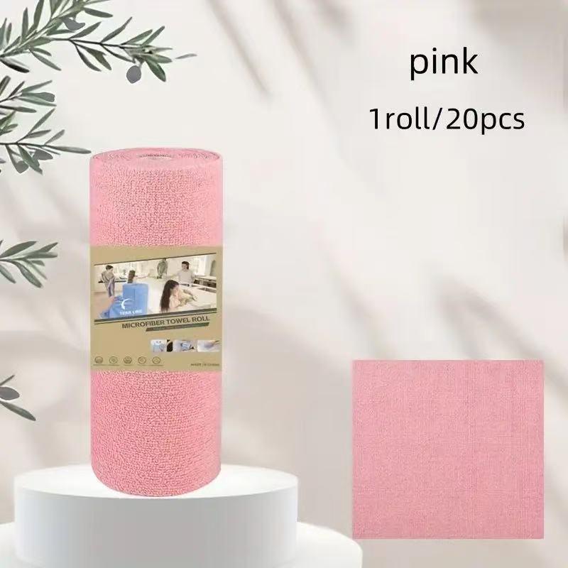 Reusable Microfiber Cleaning Cloth Roll