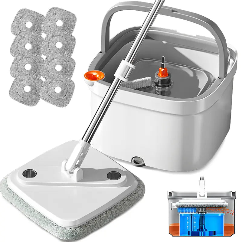 Easy Wring Spinning Mop and Bucket Set