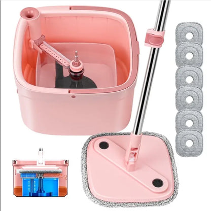 Easy Wring Spinning Mop and Bucket Set