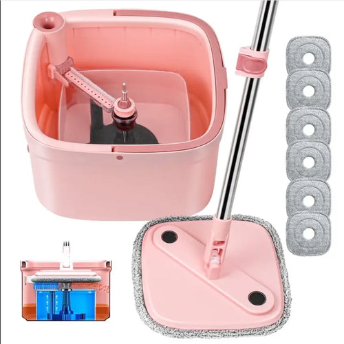 Easy Wring Spinning Mop and Bucket Set