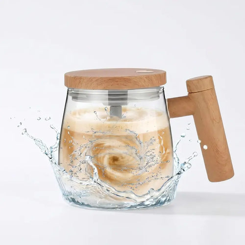 Glass mixing cup
