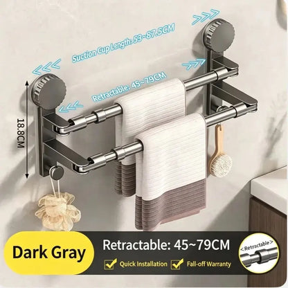 Retractable Suction Towel Hook