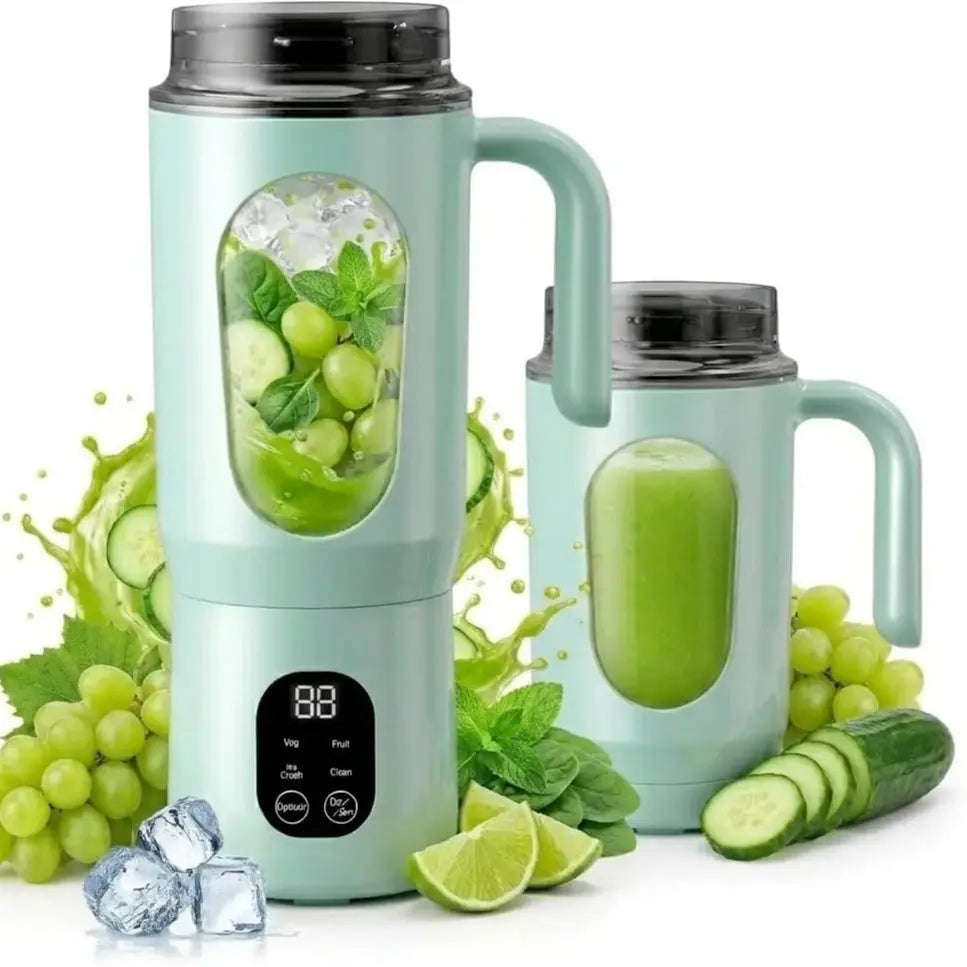 Portable USB Rechargeable 4-in-1 Handheld Mini Stick Blender